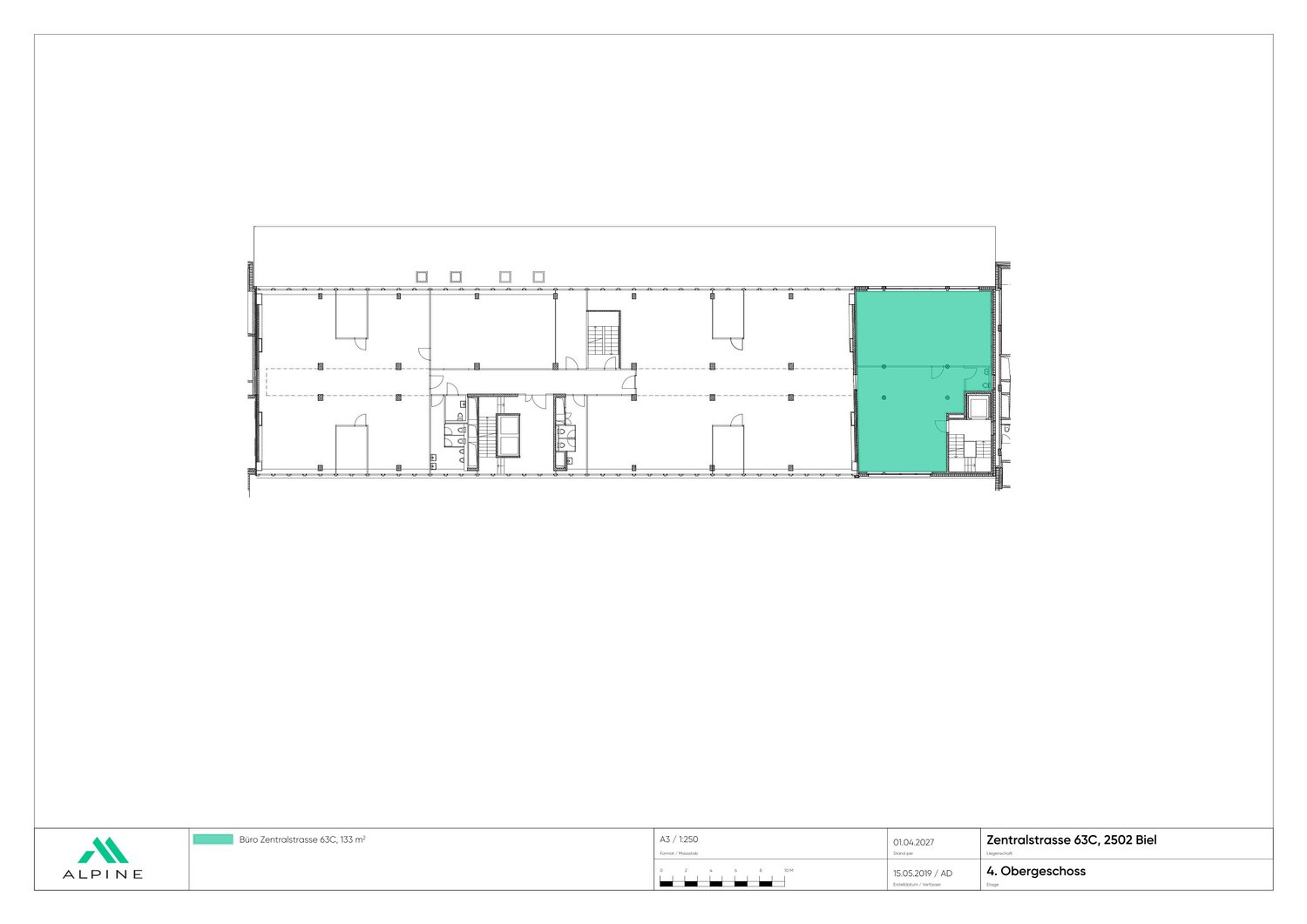 ufficio di 133m²