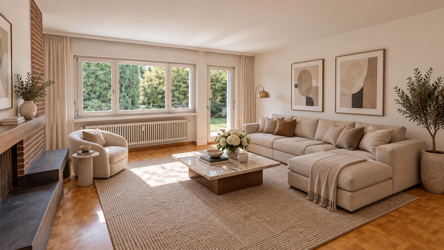 3 rooms apartment