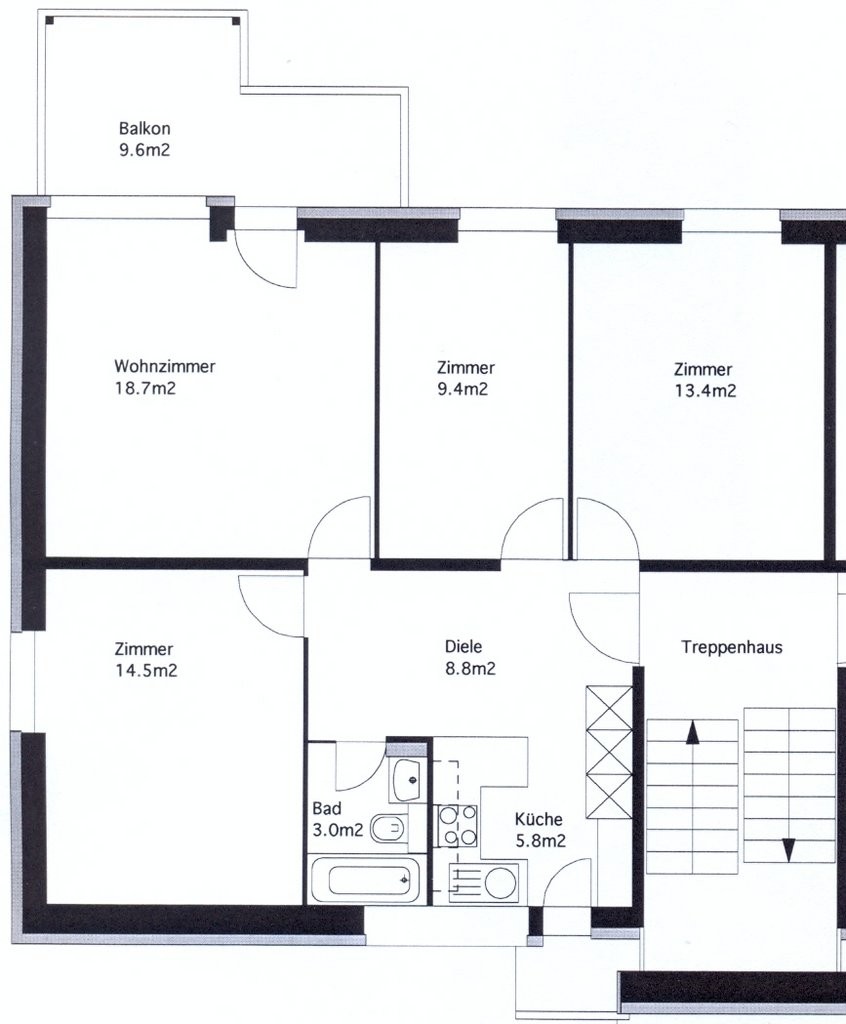4 ½ rooms apartment
