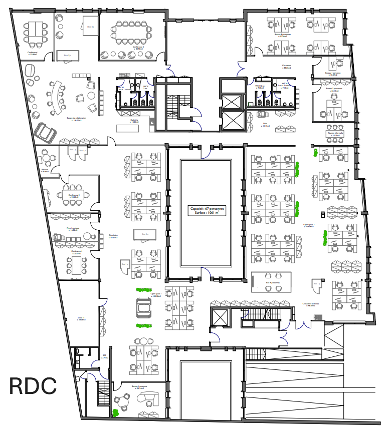 3000m² ufficio