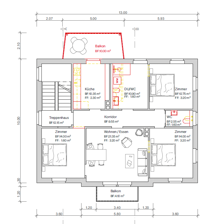 Appartamento di 2 ½ locali, foto 10 di 10