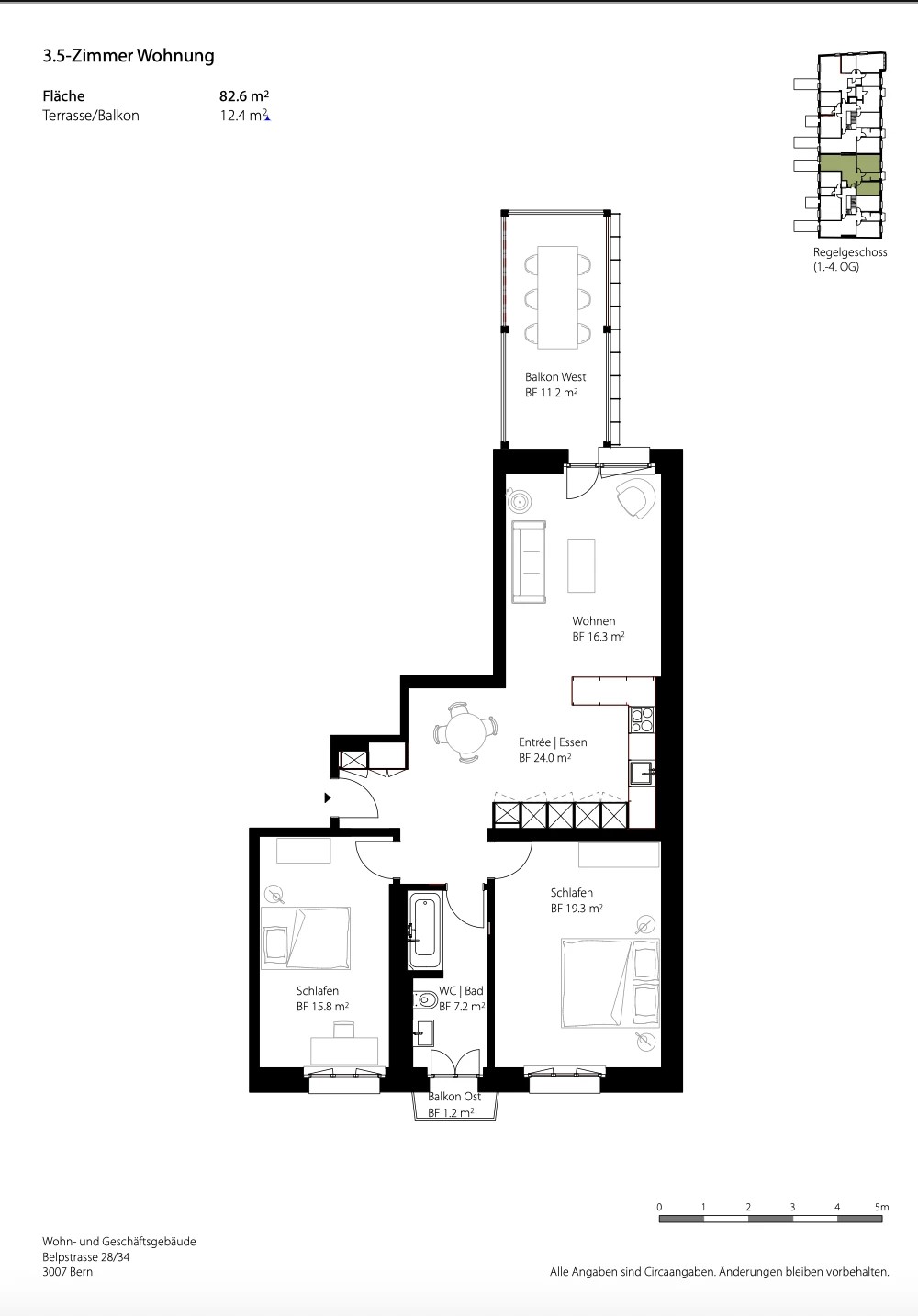 Appartamento di 3 ½ locali, foto 7 di 7