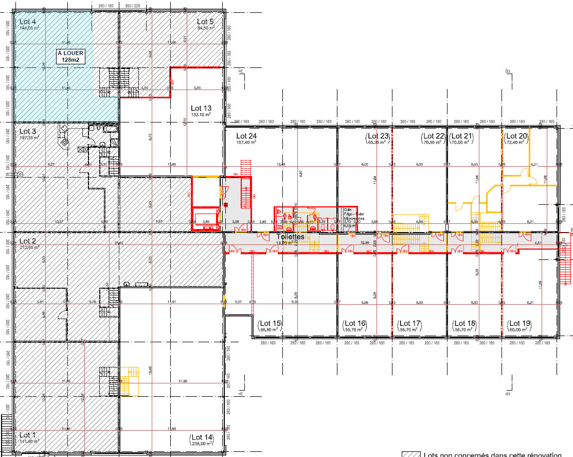 136m² office