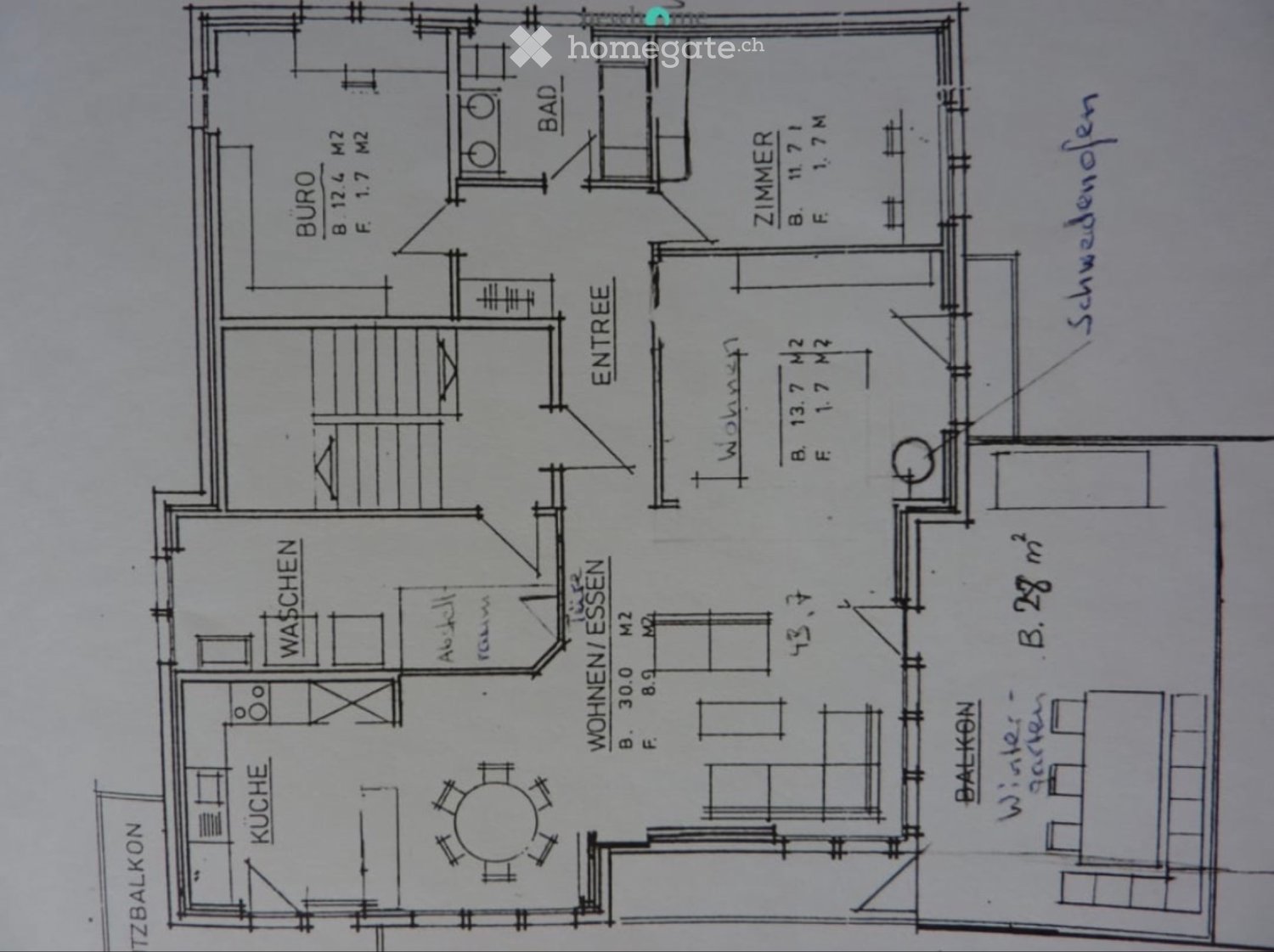4 rooms apartment