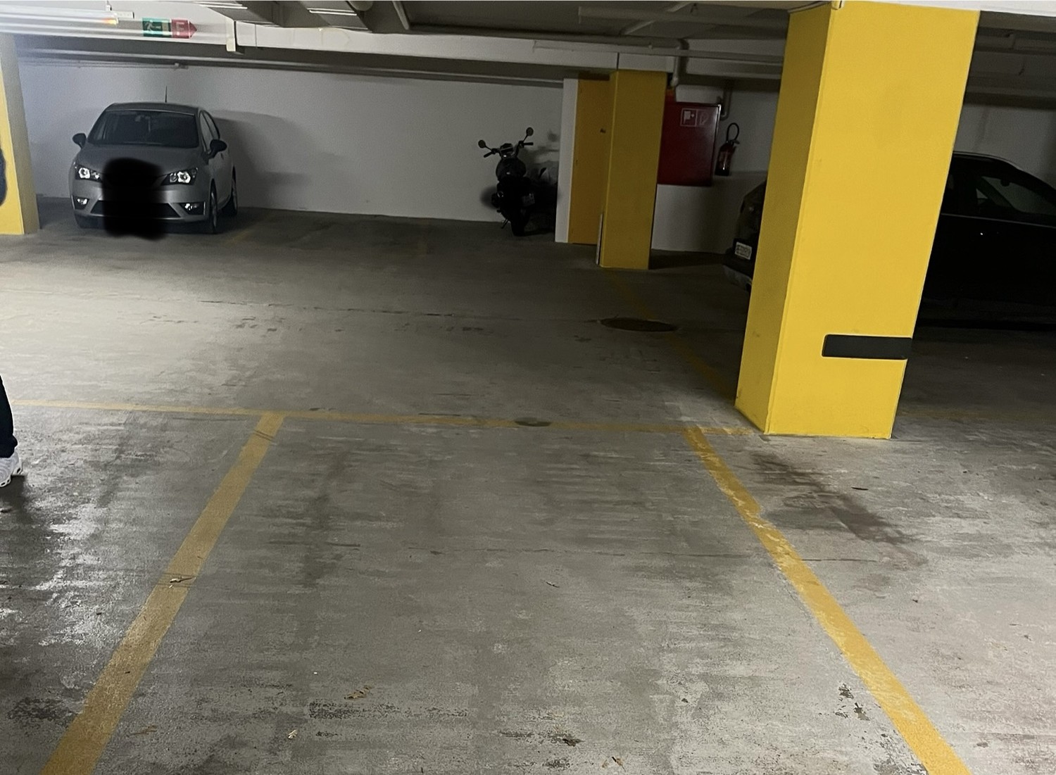 Posto auto sotterraneo di 13m²