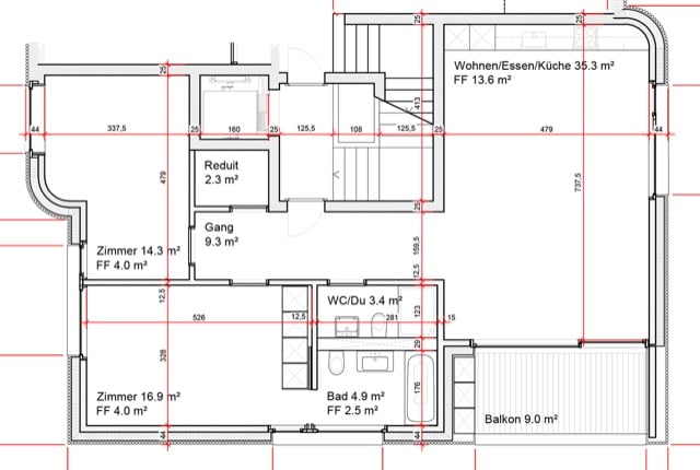 Appartamento di 3 ½ locali, foto 9 di 9