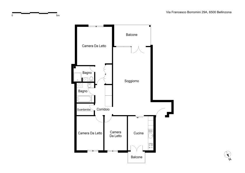 4 ½ rooms attic flat, foto 9 di 9