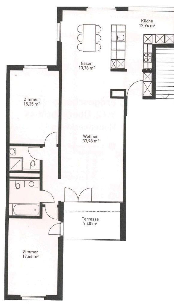 Appartamento di 3 ½ locali