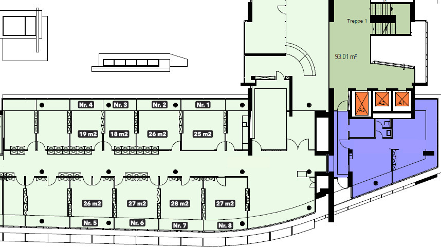 195m² office, foto 2 di 9