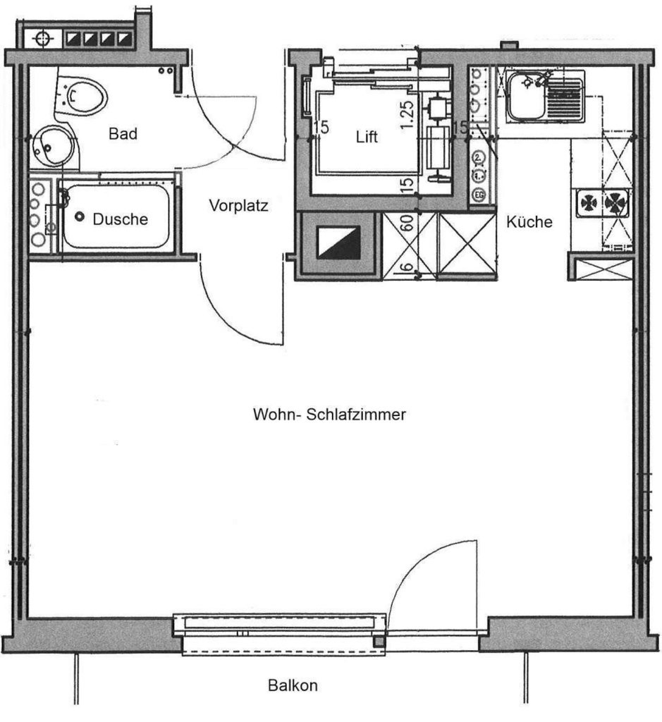 Appartamento di 2 locali, foto 5 di 5