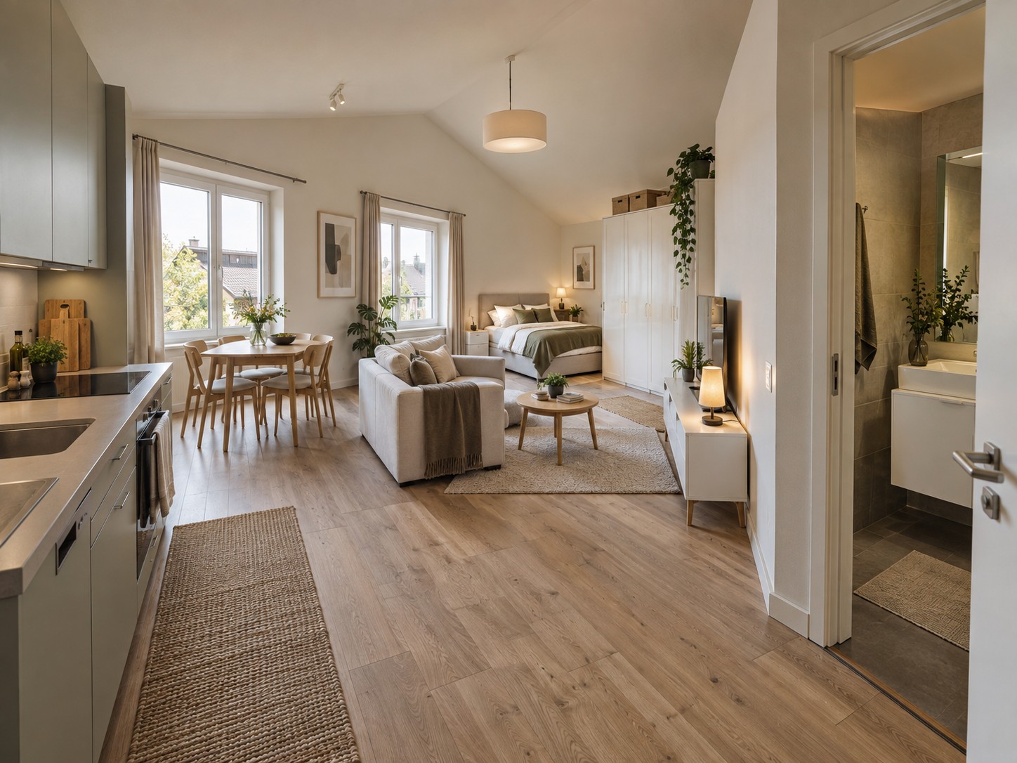 1 ½ rooms apartment