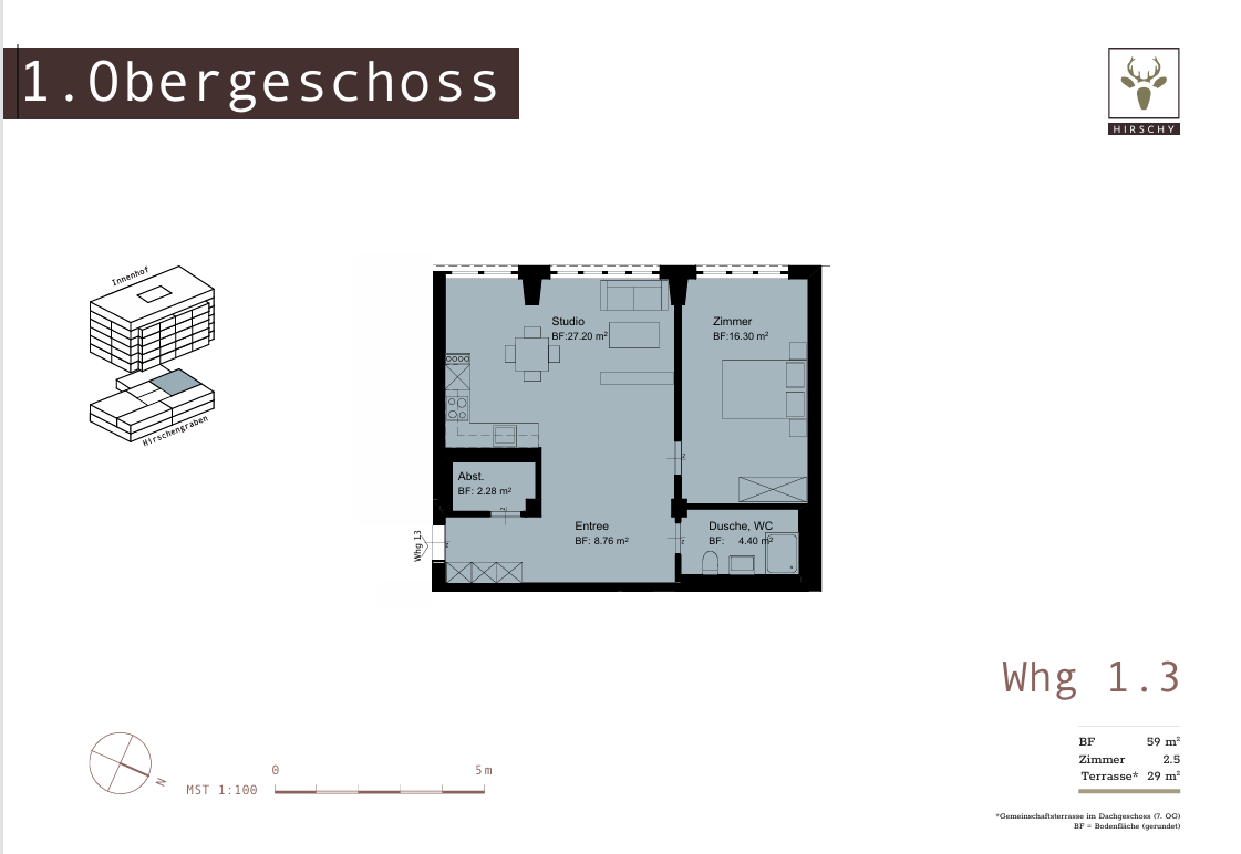 Appartamento di 2 ½ locali, foto 1 di 8