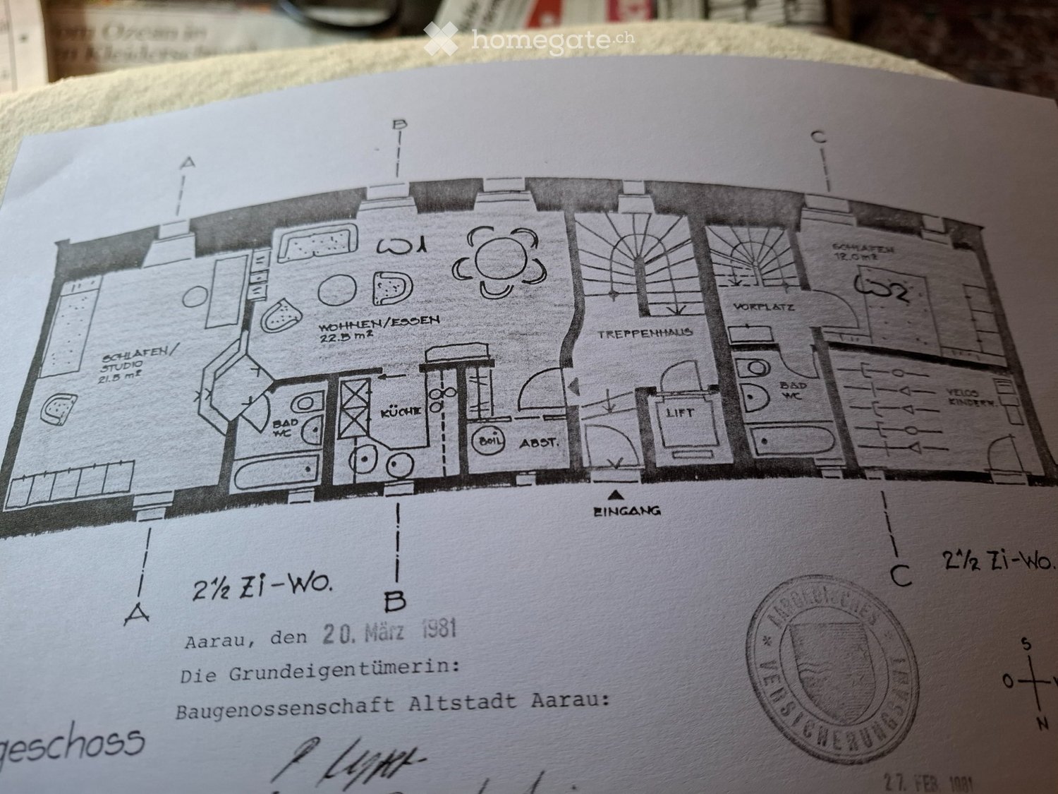 appartamento di 2 locali, foto 2 di 3