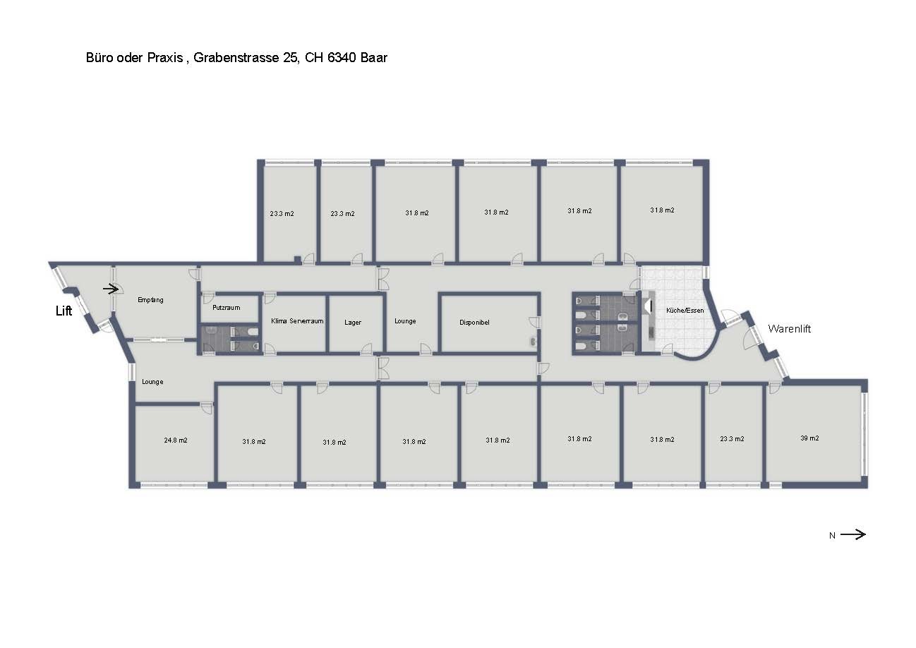 740m² commerciale