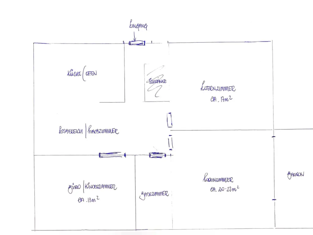 Appartamento di 3 ½ locali