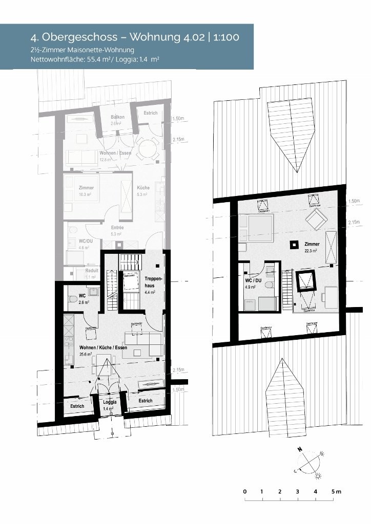 Appartamento di 2 ½ locali, foto 3 di 3