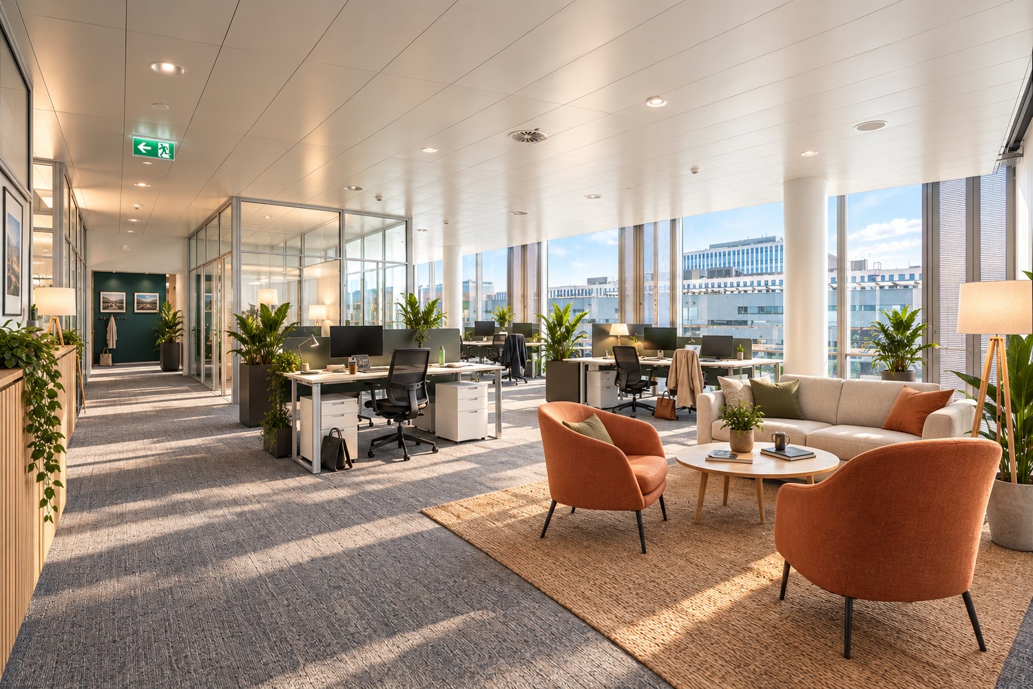 596-596m² ufficio, foto 1 di 9