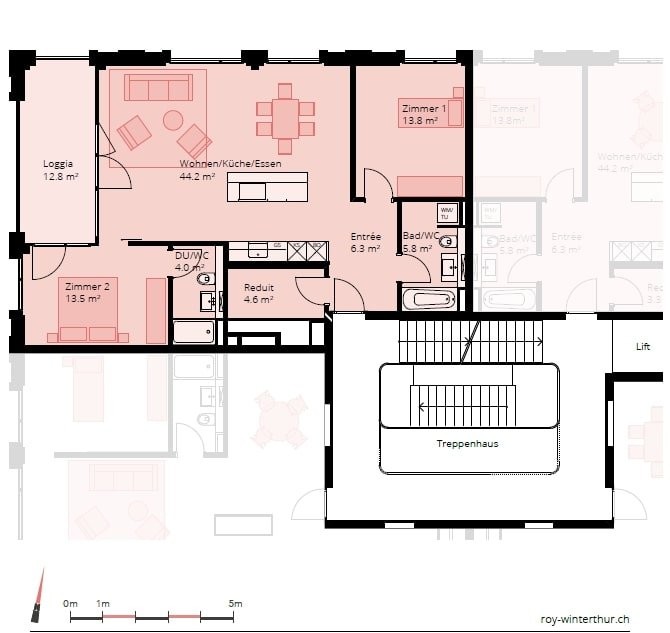 3 ½ rooms apartment