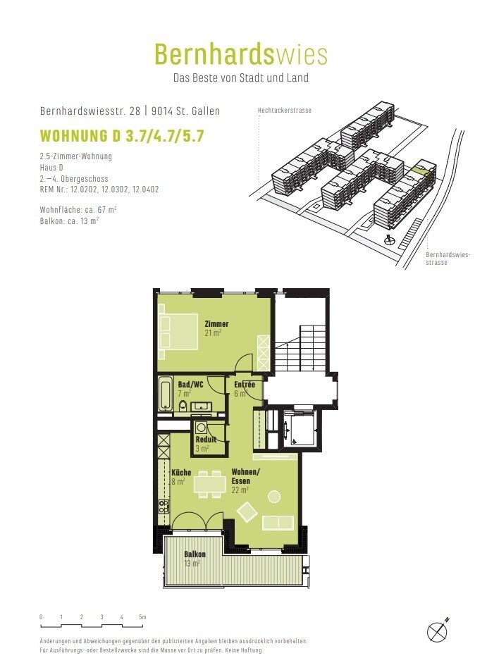 2 ½ rooms apartment