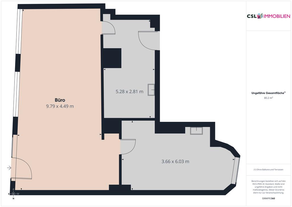 77m² negozio