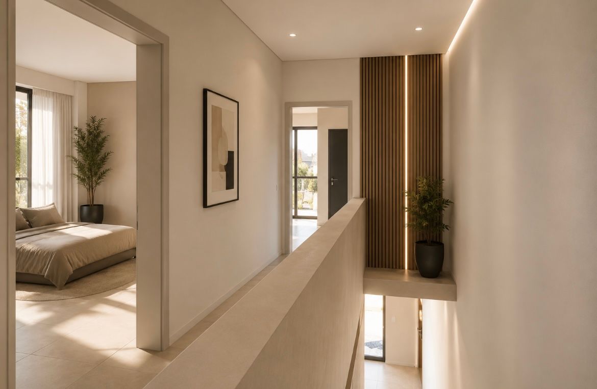 maison de ville avec terrasse de 3 pièces