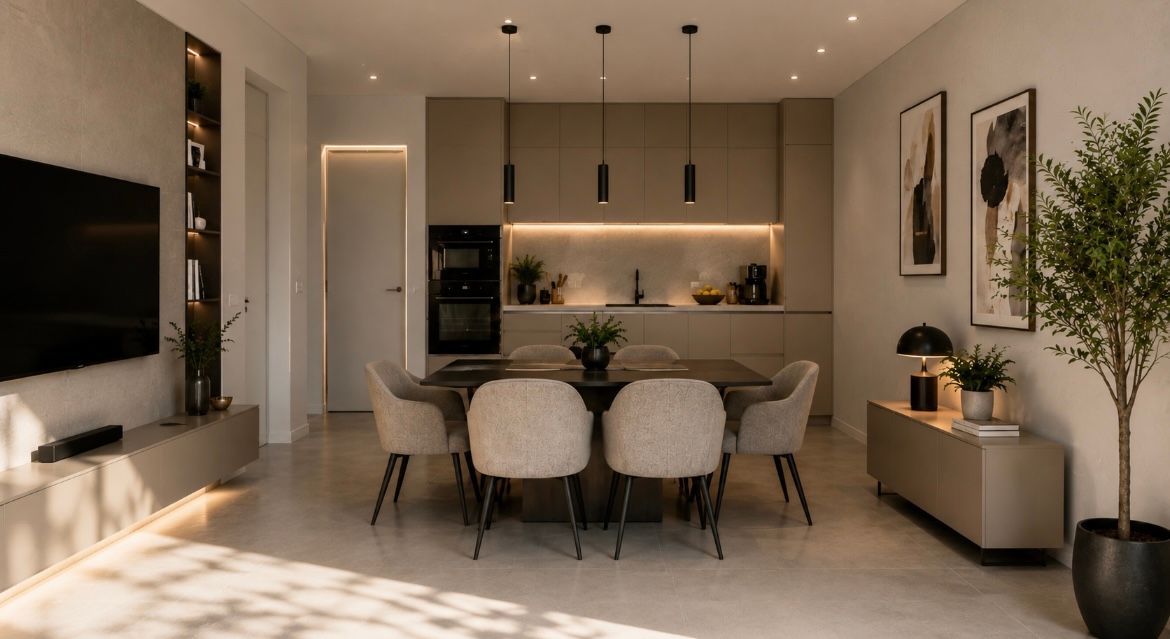 maison de ville avec terrasse de 3 pièces