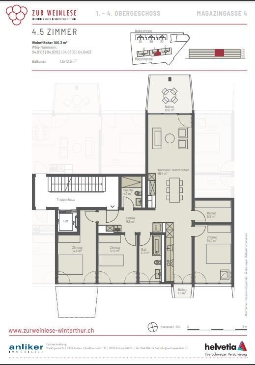 Appartamento di 4 ½ locali, foto 10 di 10
