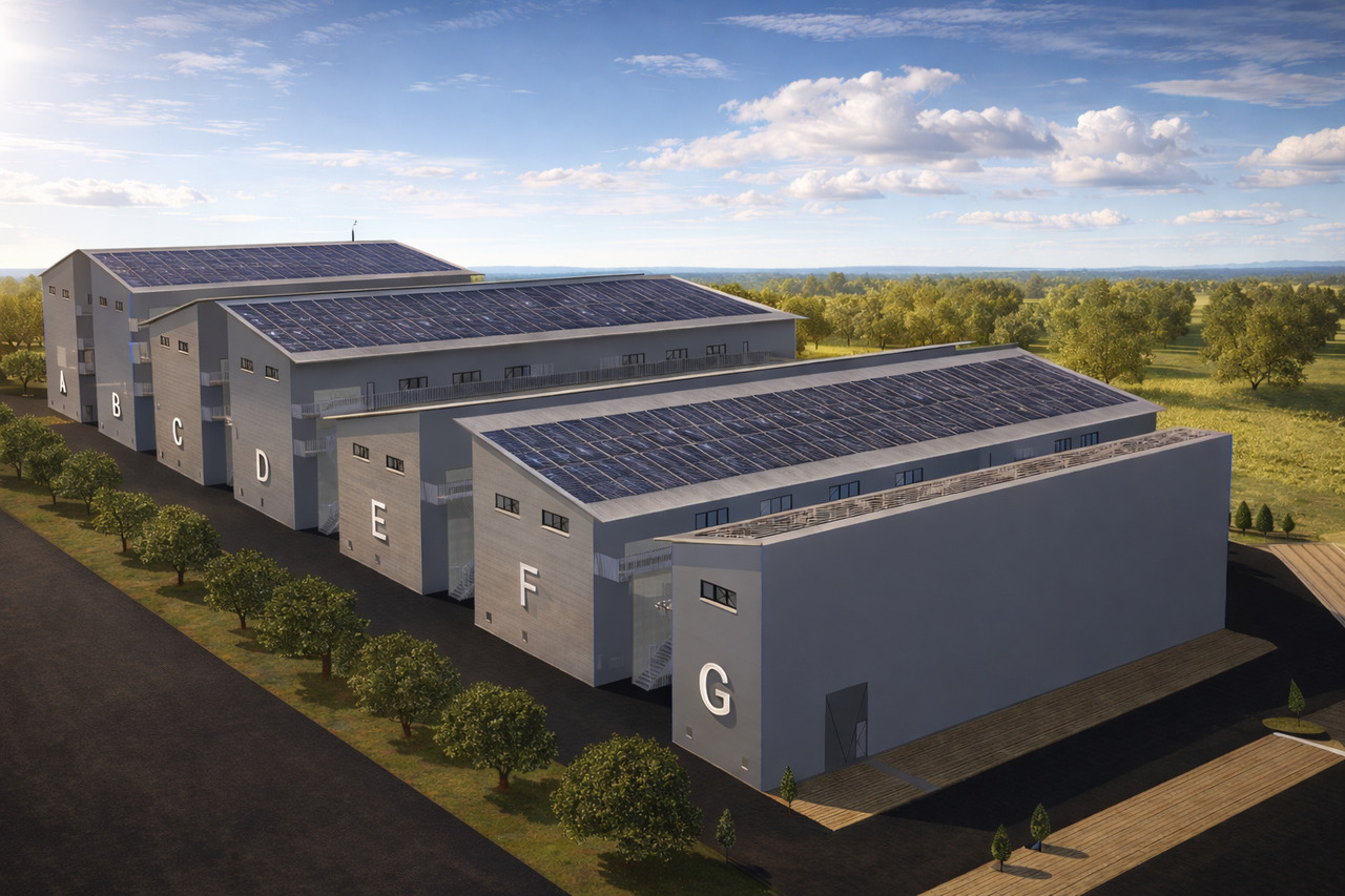 900m² industrial object