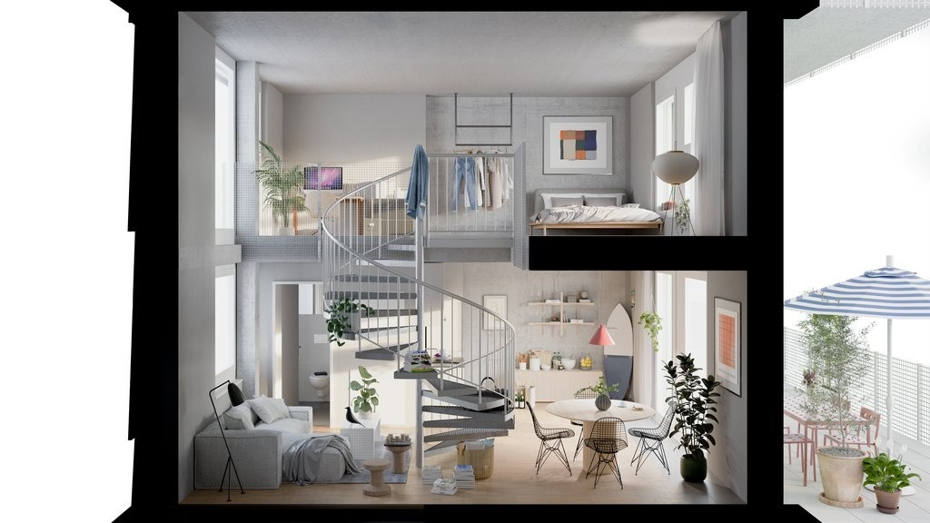 3 ½ locali duplex