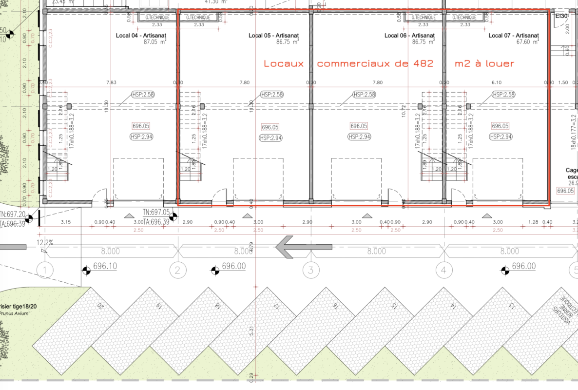 600m² ufficio