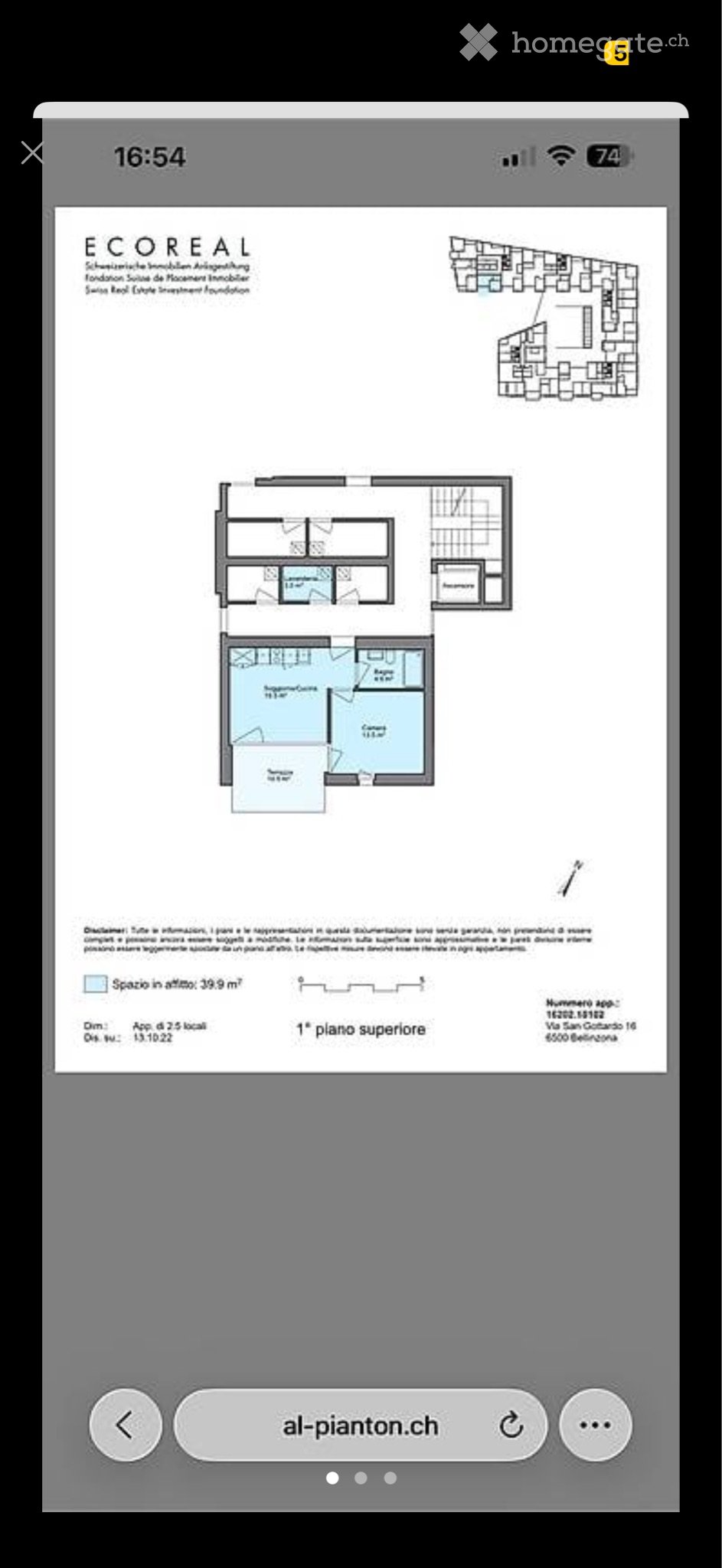2 rooms apartment
