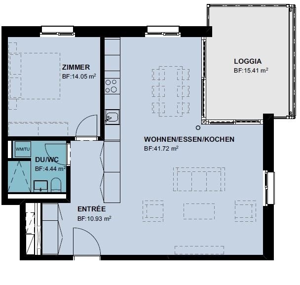 Appartamento di 2 ½ locali, foto 4 di 5