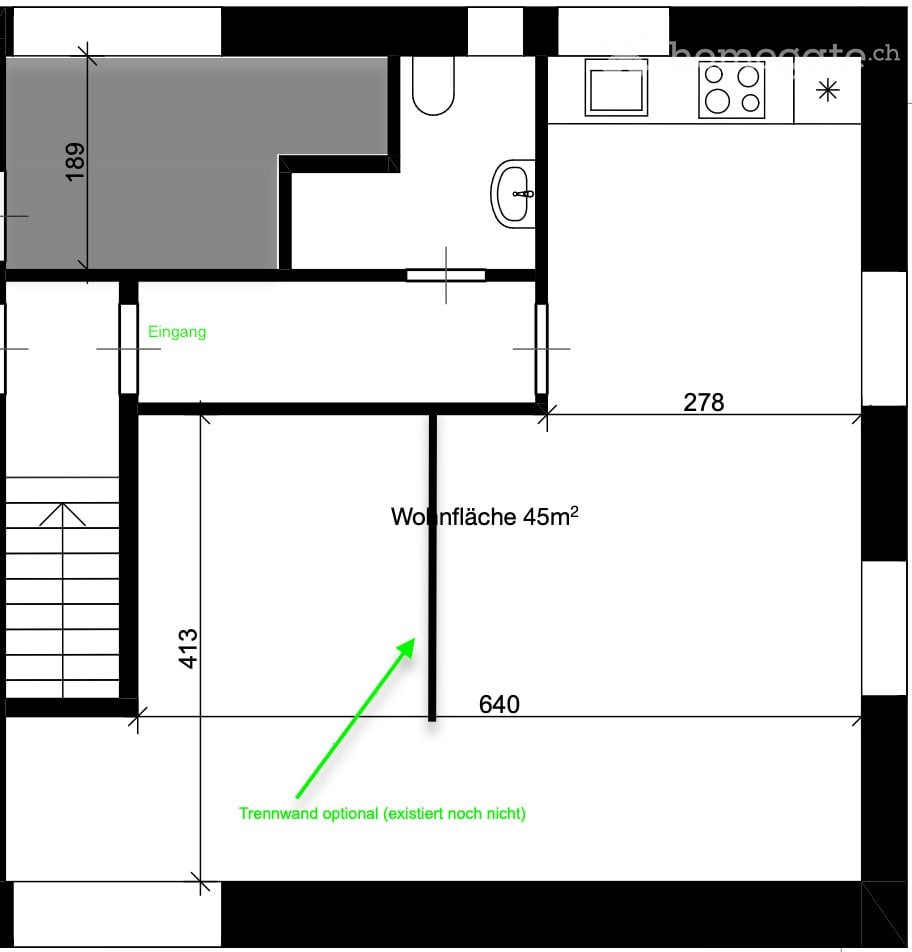 Appartamento di 2 ½ locali, foto 5 di 5