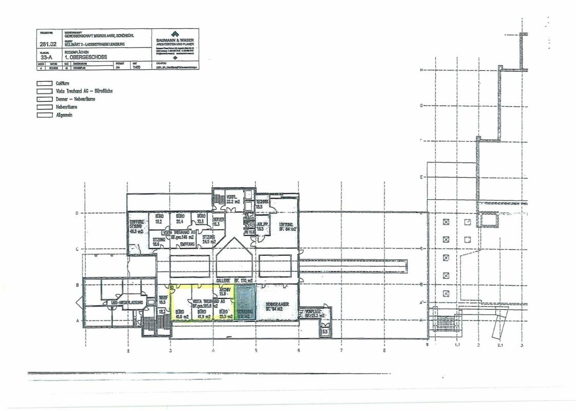 124m² practice

Developed office or practice space in the EKZ Müli Märt 

In the EKZ Müli Märt, we are renting out a developed rental area immediately. This is ideally suited for various uses: office, practice, commercial, training, etc. 

No matter how you use the rental area, you will benefit from