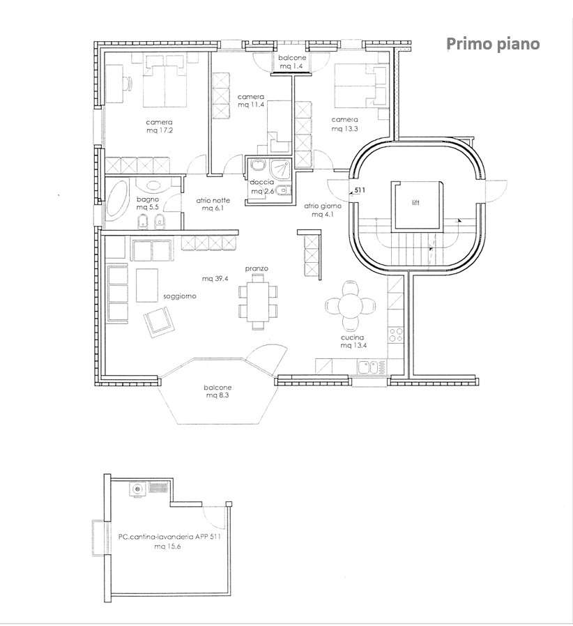 4 ½ rooms apartment, foto 10 di 10