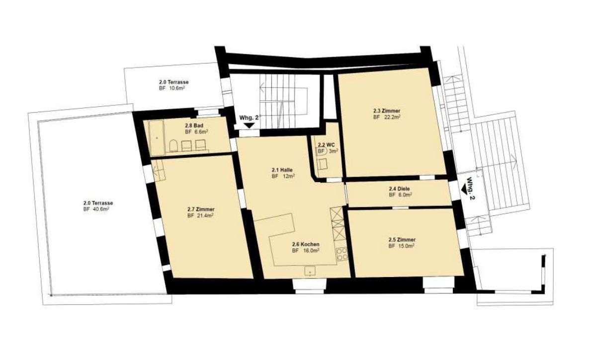 3 ½ rooms apartment