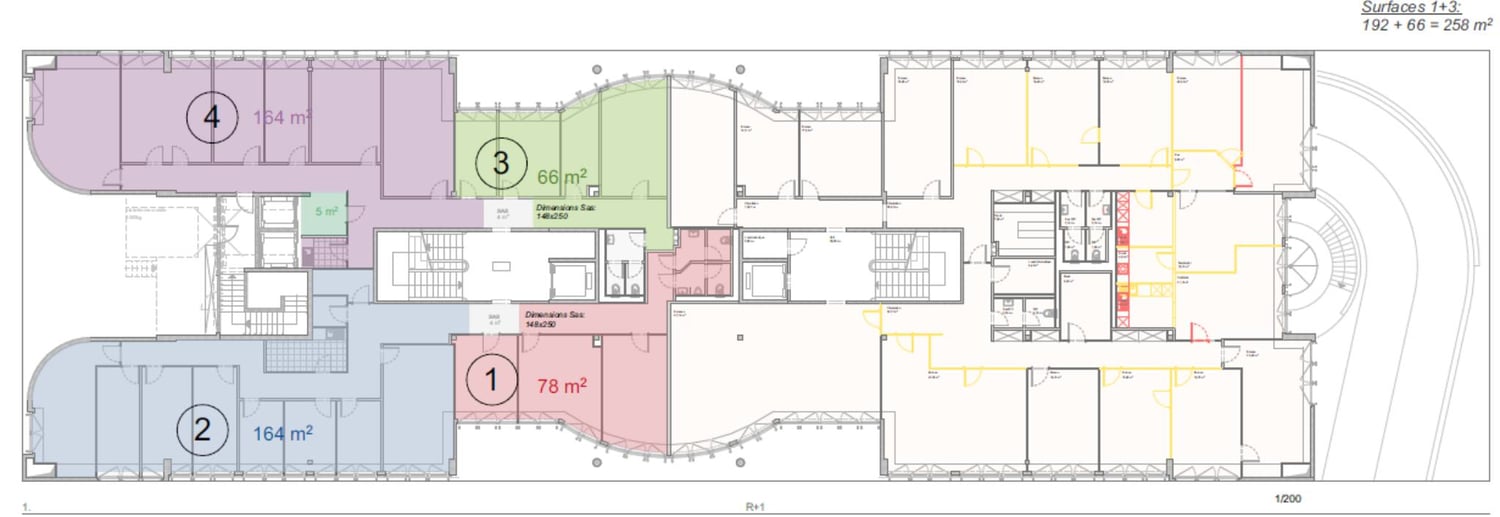 ufficio di 169m²