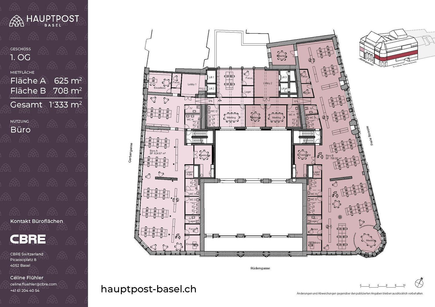 ufficio di 1340m²