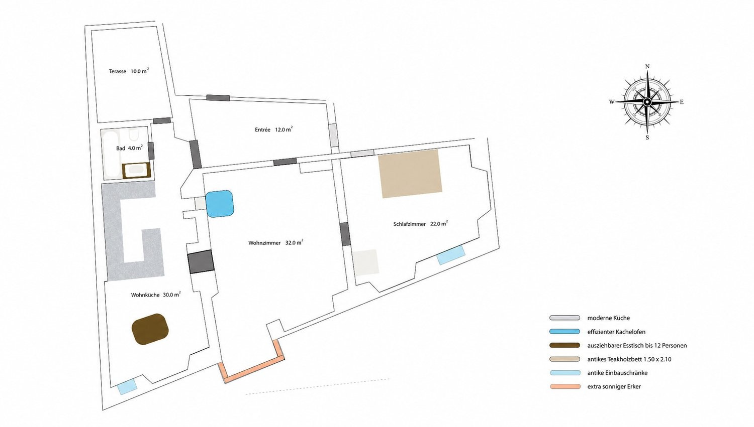 Appartamento arredato di 3 ½ locali