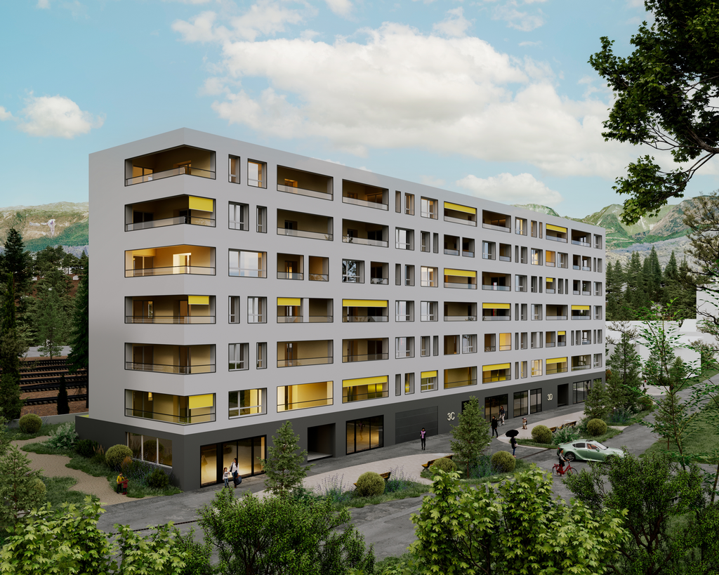 136m² shop