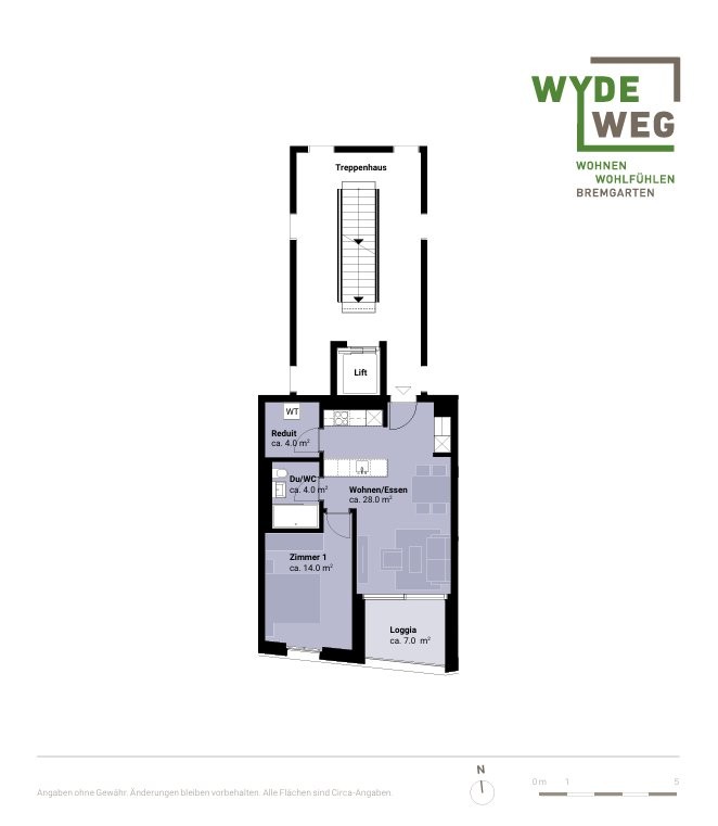 2 ½ rooms apartment