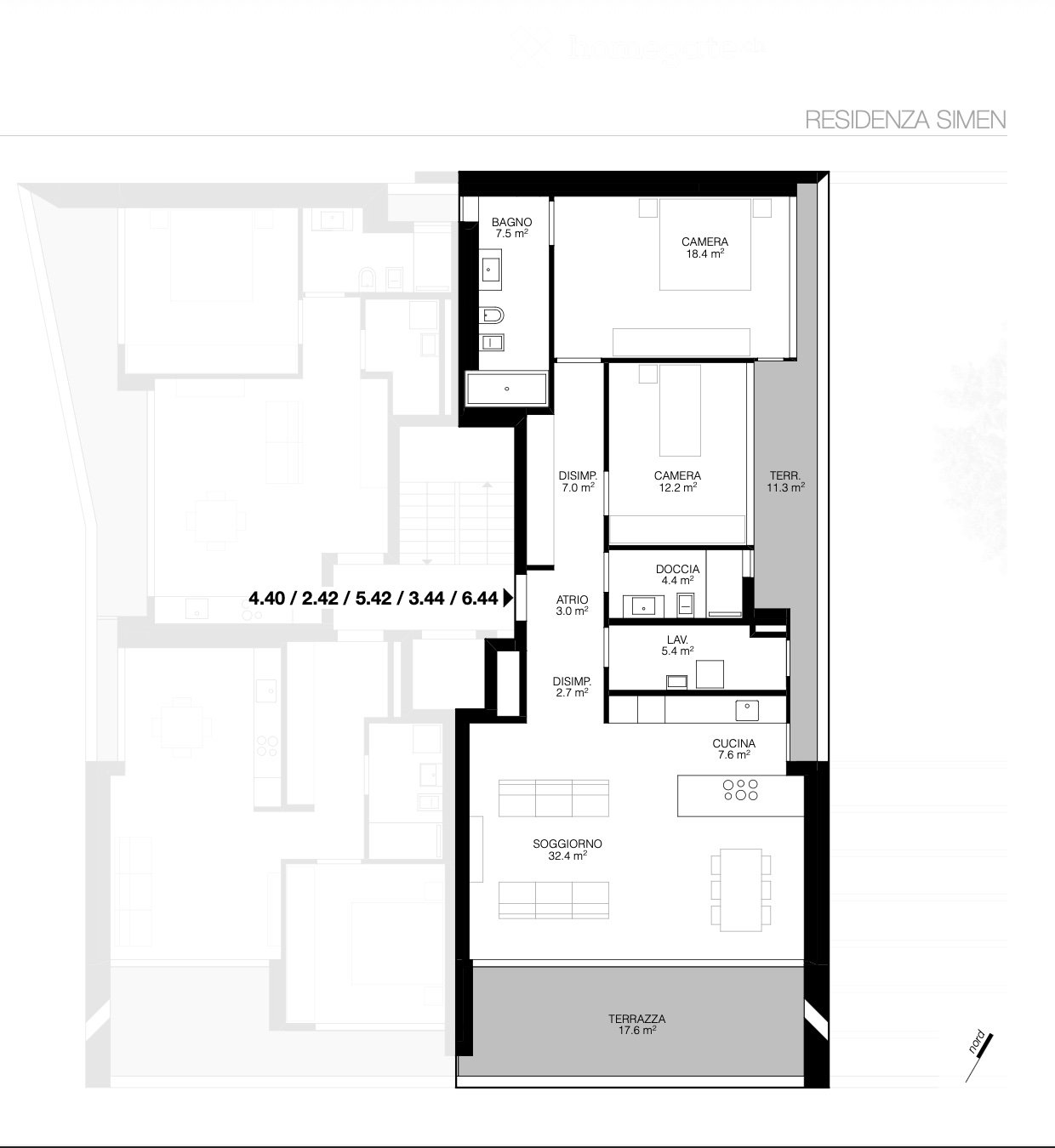 3 ½ rooms apartment