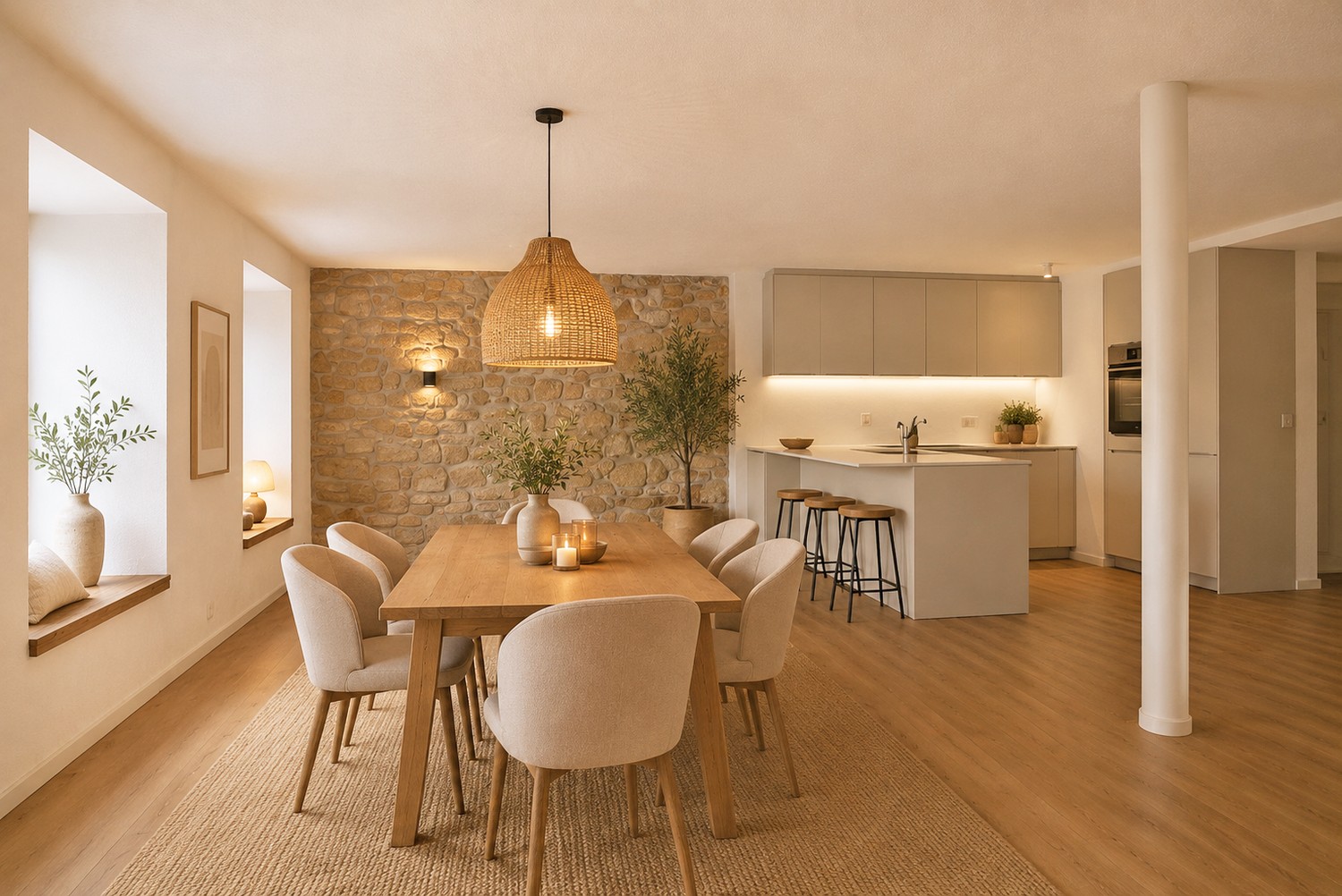 3 rooms apartment