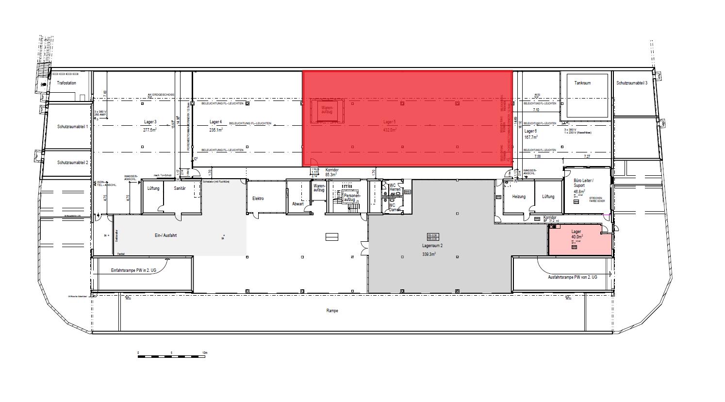 432m² di deposito