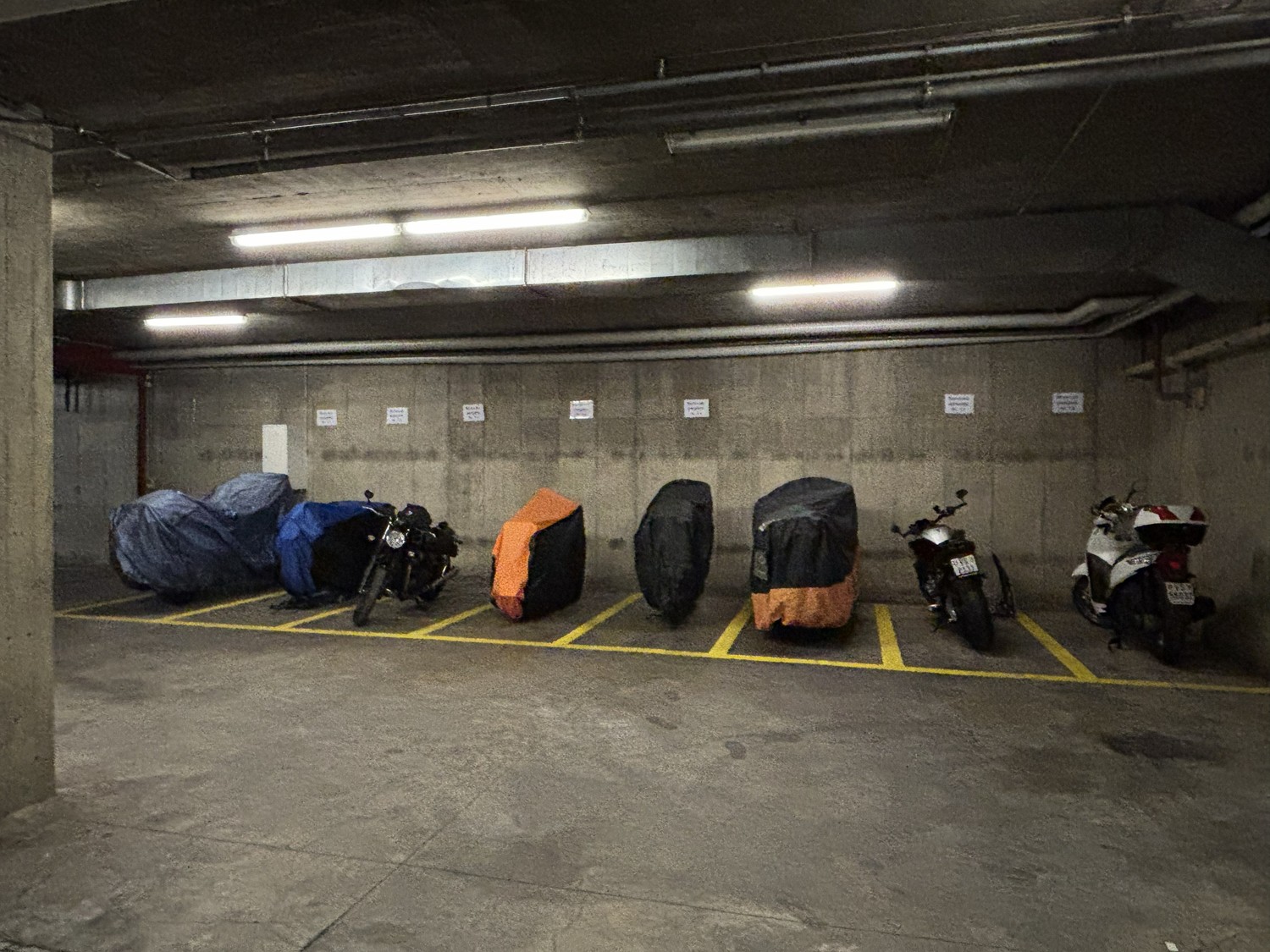 3m² di parcheggio coperto per biciclette