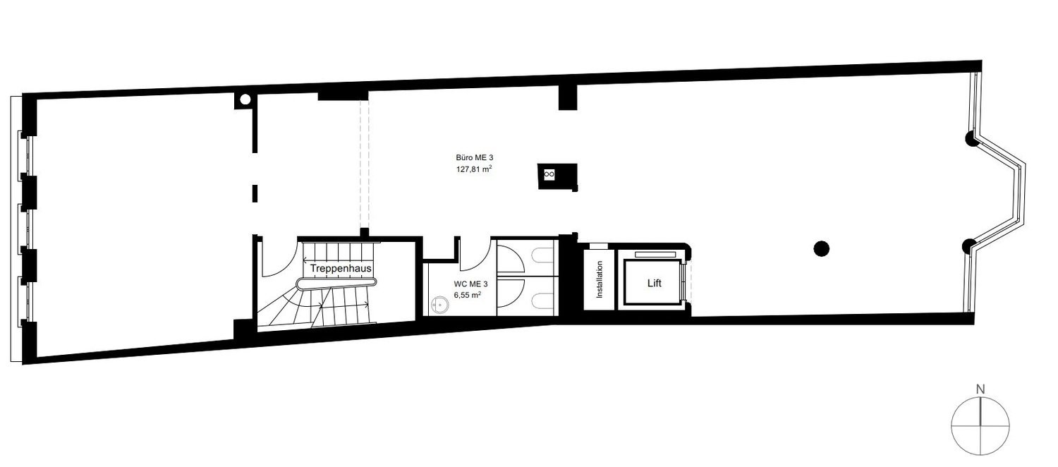 140m² parrucchiere