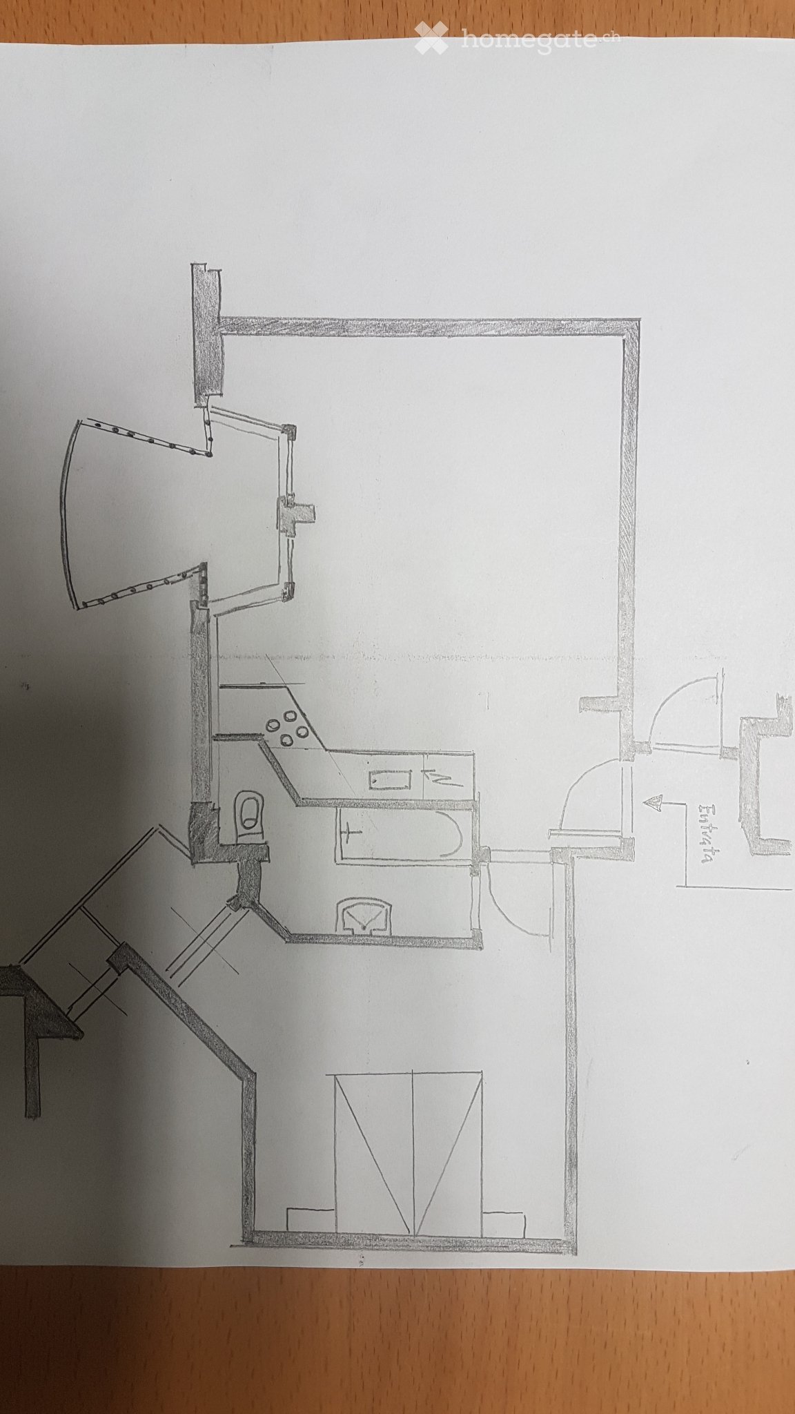 2 ½ rooms apartment, foto 2 di 4