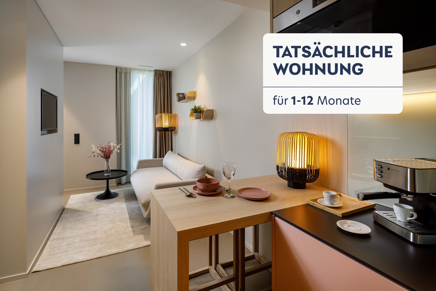 2 rooms furnished flat