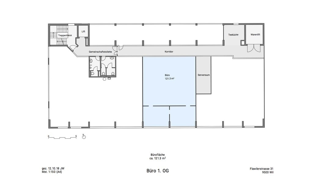 ufficio di 130m²