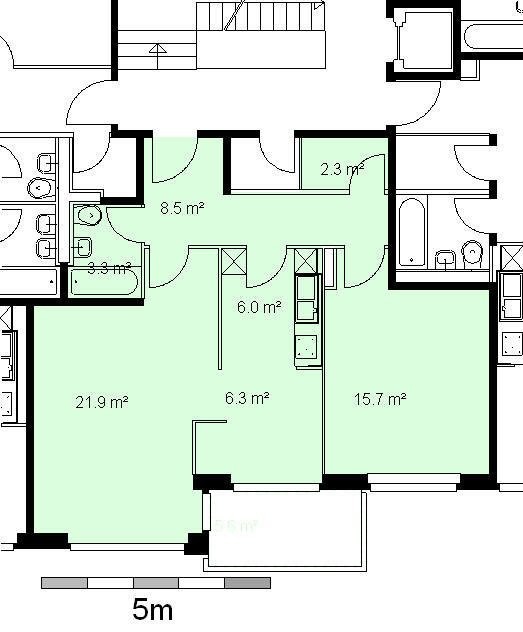 Appartamento di 2 ½ locali, foto 8 di 8